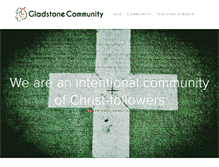 Tablet Screenshot of gladstonecommunity.org